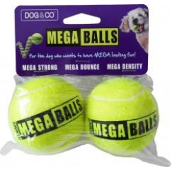 Dog & Co Mega Ball 2 Pack 2.5" Hem & Boo